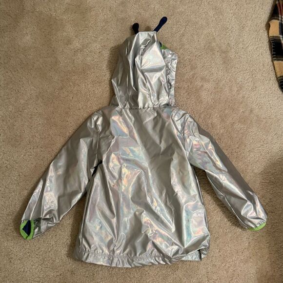 Toddler Cat and Jack Alien Raincoat 3T - Picture 4 of 4